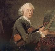 Jean Baptiste Simeon Chardin Helena Youth violin oil on canvas